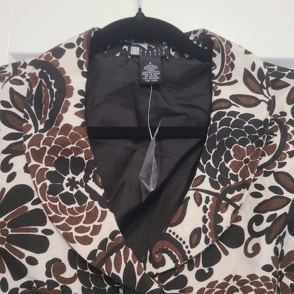 NWT Small Linen Crop Jacket size 5 - Picture 3 of 7